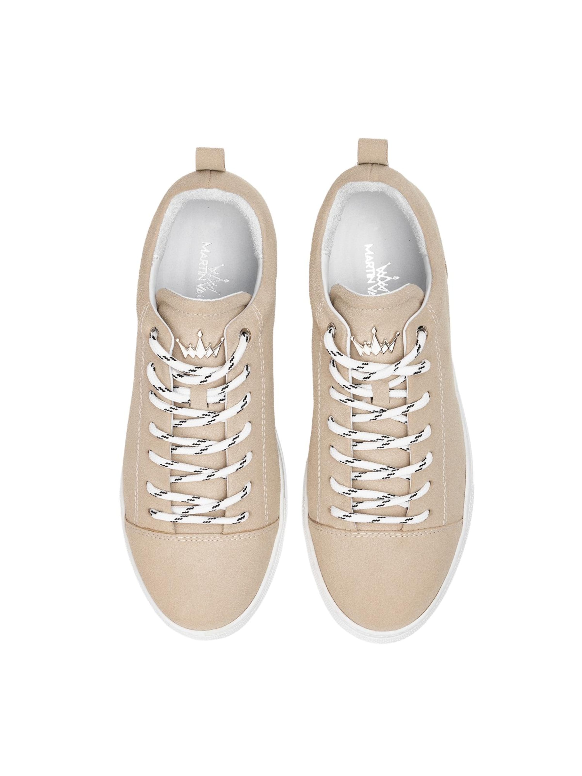 MARTIN VALEN Platform trainers in Beige