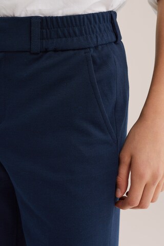 WE Fashion Regularen Hlače | modra barva