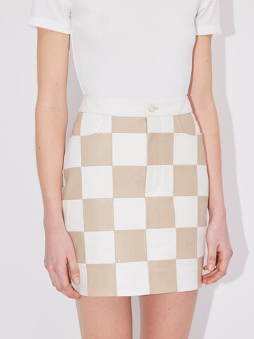 LeGer Premium Skirt 'Tamara' in Beige: front