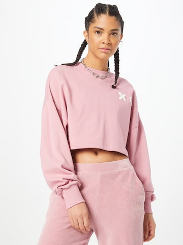 Sweat-shirt 'Salma' ABOUT YOU Limited en rose : devant