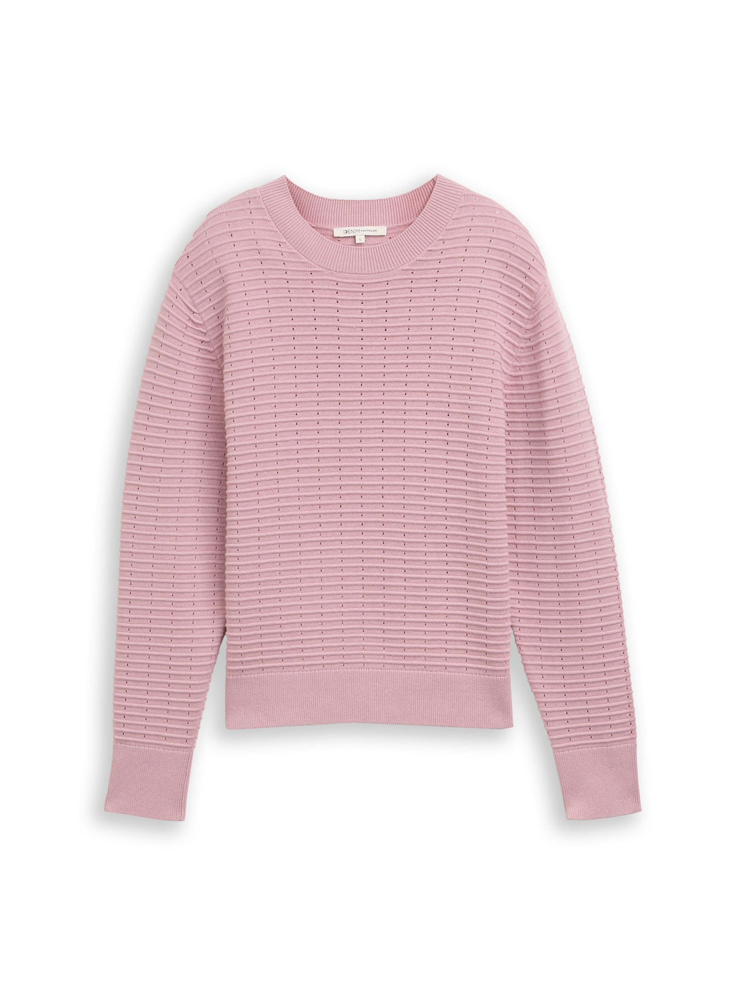 TOM TAILOR DENIM Pullover in Pink: Vorderseite