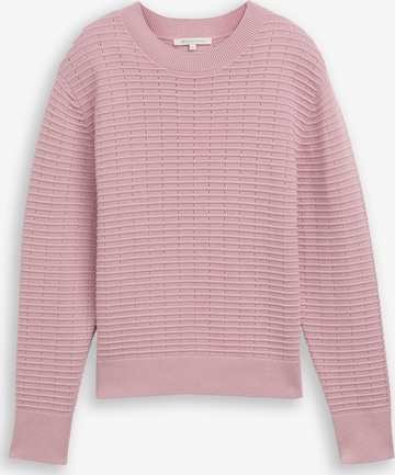 TOM TAILOR DENIM Tröja i rosa: framsida