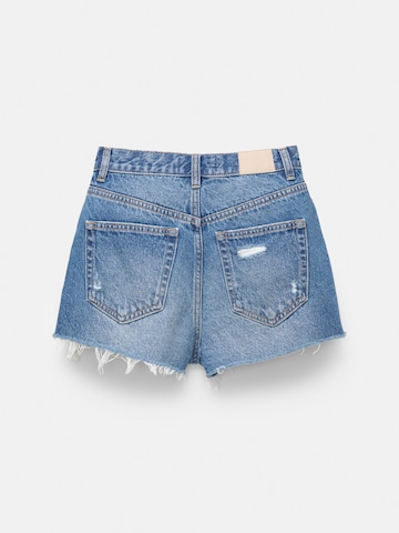 Pull&Bear Regularen Kavbojke | modra barva