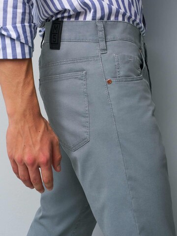 MEYER Slim fit Pants 'M5' in Grey