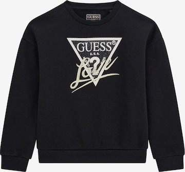 GUESS Sweatshirt in Black: front