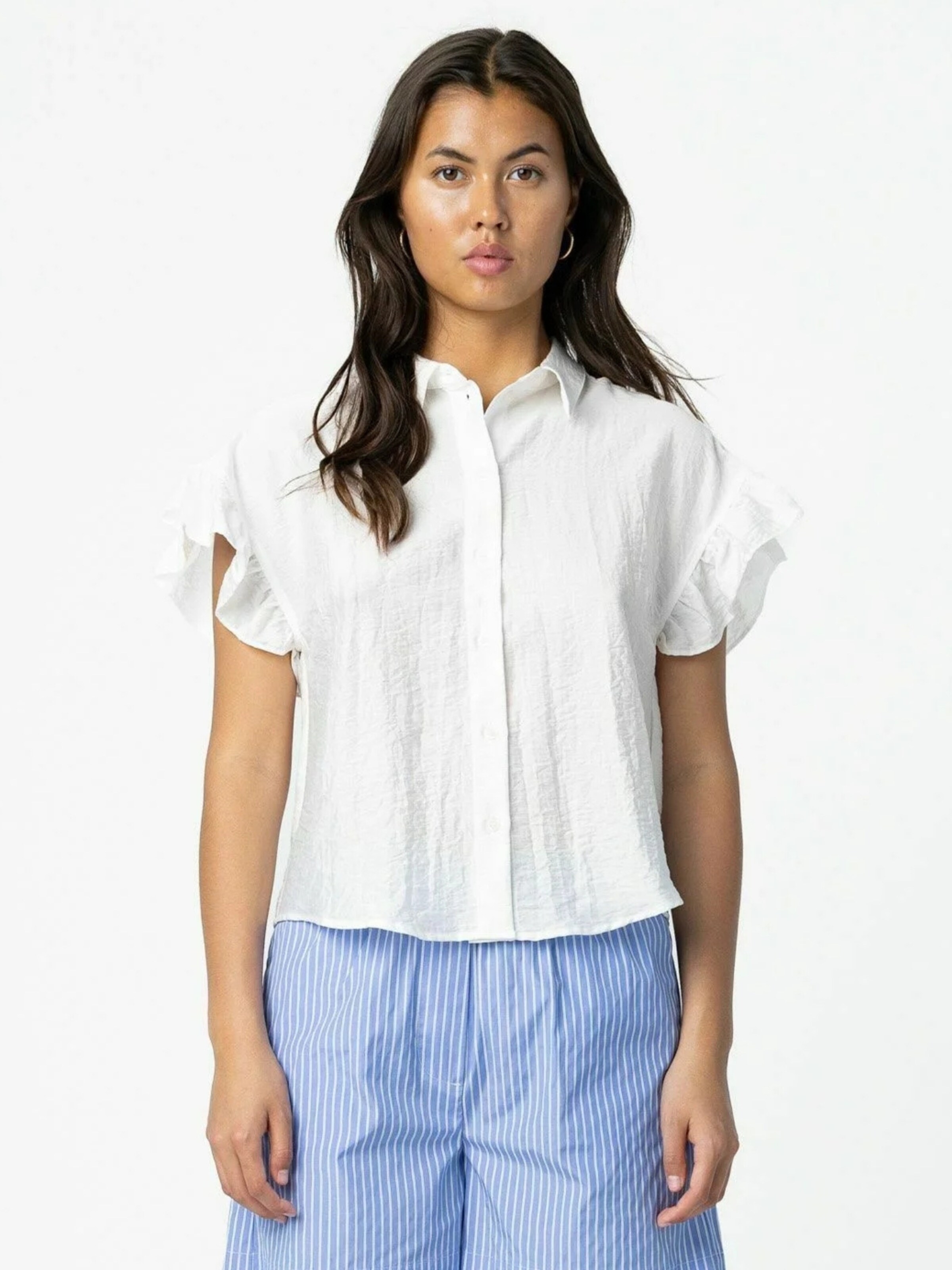 Chemisier ' Shirt ' Coster Copenhagen en blanc : devant