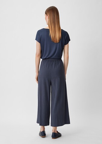 COMMA Wide leg Broek in Blauw: terug