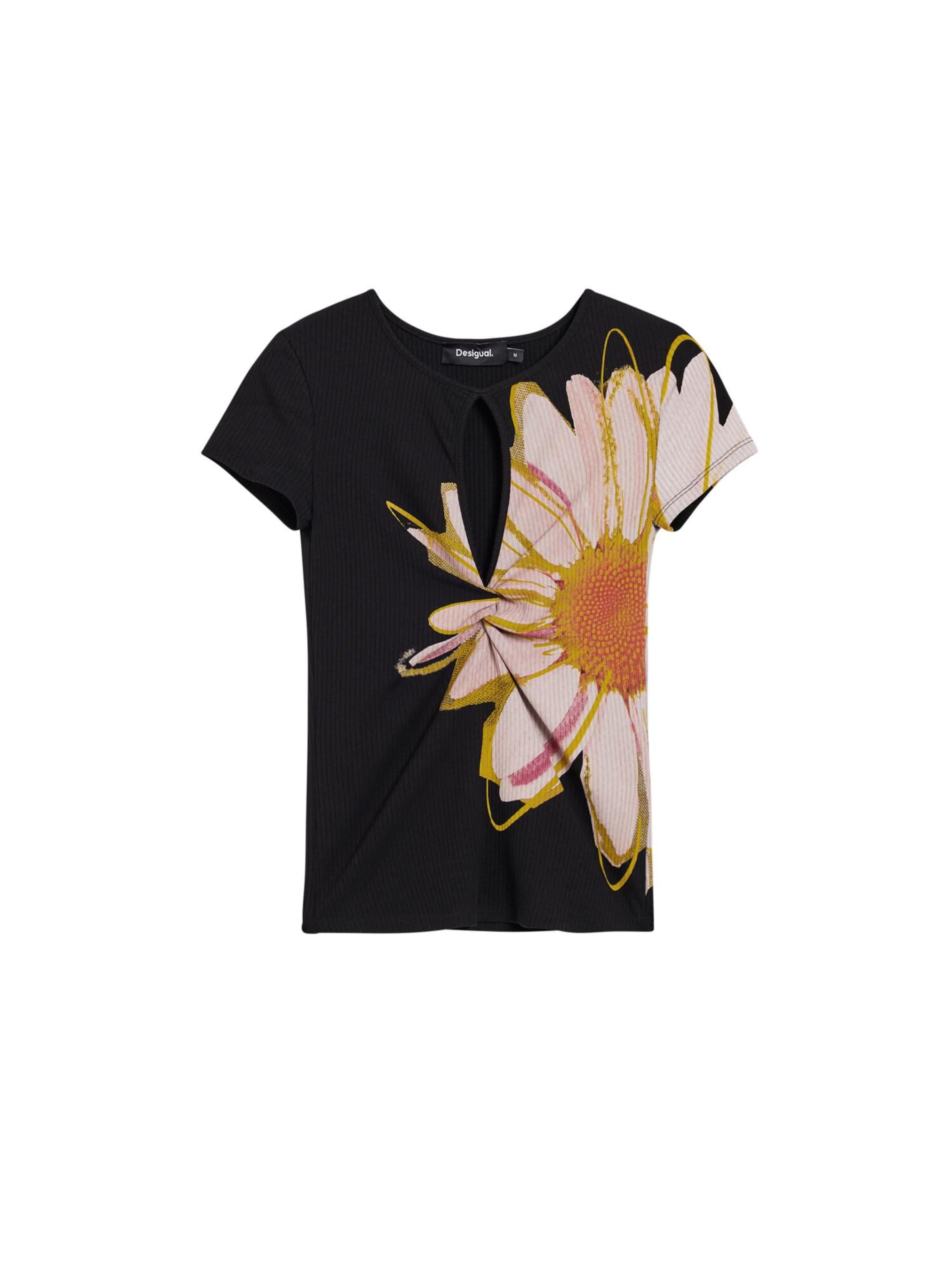 Desigual T-Shirt in Schwarz: Vorderseite