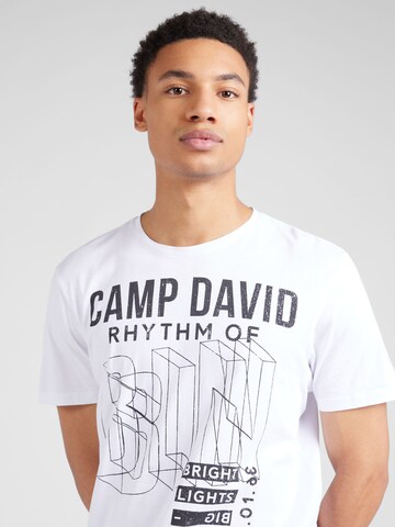CAMP DAVID T-Shirt in Weiß
