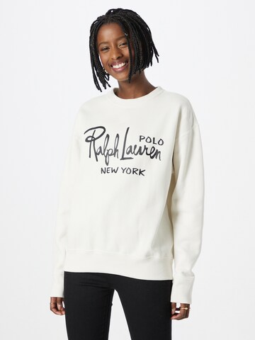 Polo Ralph Lauren Sweatshirt in Weiß: predná strana