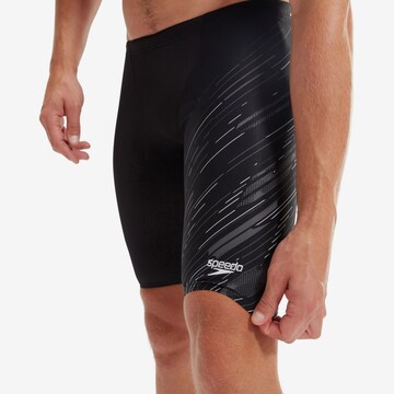 SPEEDO Athletic Swim Trunks 'Hyperboom' in Black