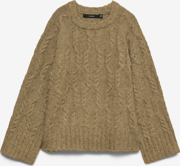 Pull-over 'VMIngrid' VERO MODA en vert : devant