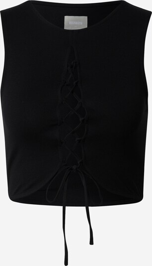 ABOUT YOU x Sofia Tsakiridou Top 'Ceyda' in schwarz, Produktansicht