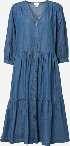 Robe-chemise Warehouse en bleu : devant