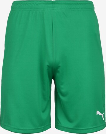 PUMA Workout Pants in Green: front