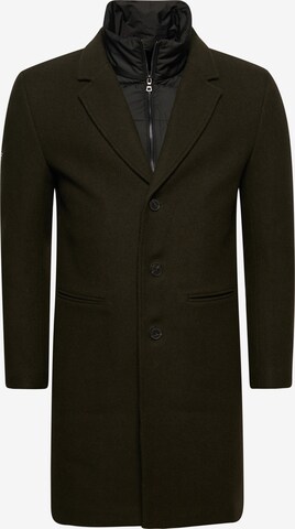 Superdry Winter Coat in Green: front