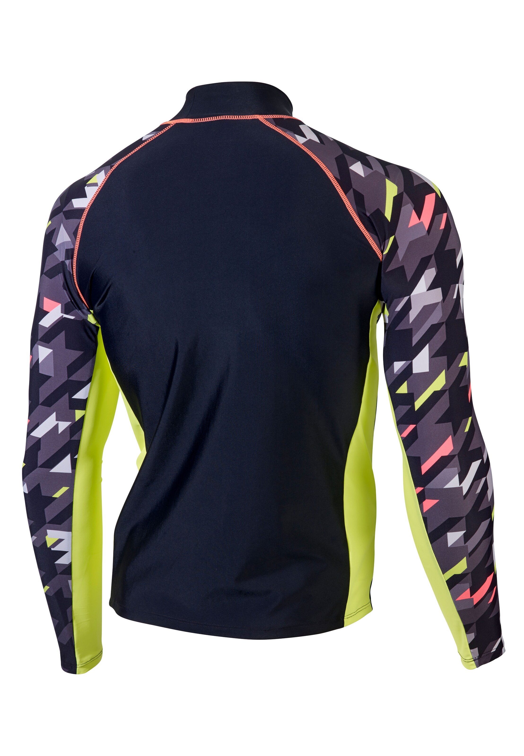 BECO the world of aquasports Functioneel shirt 'Rashguard BEactive UV SUNSET' in Zwart