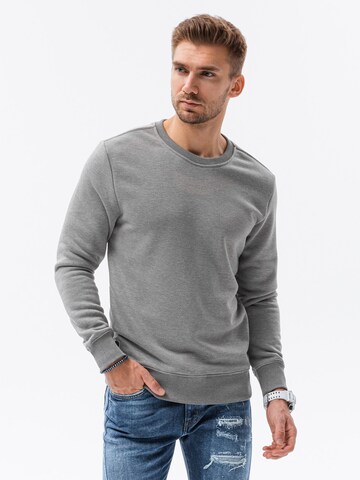 Sweat-shirt 'B978' Ombre en gris : devant