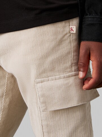 Calvin Klein Jeans Regular Hose in Beige