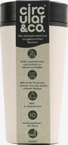 Circular&co Thermobecher To-Go 340ml in Schwarz: predná strana