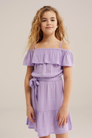 WE Fashion Платье в Лиловый: спереди