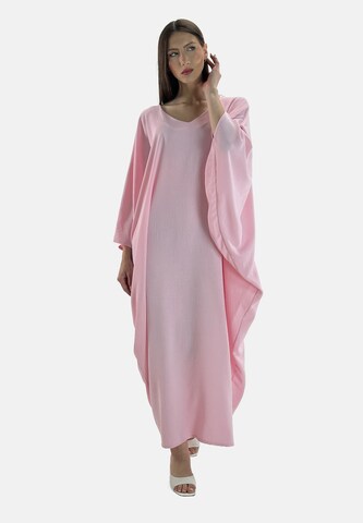 Robe Elara en rose : devant