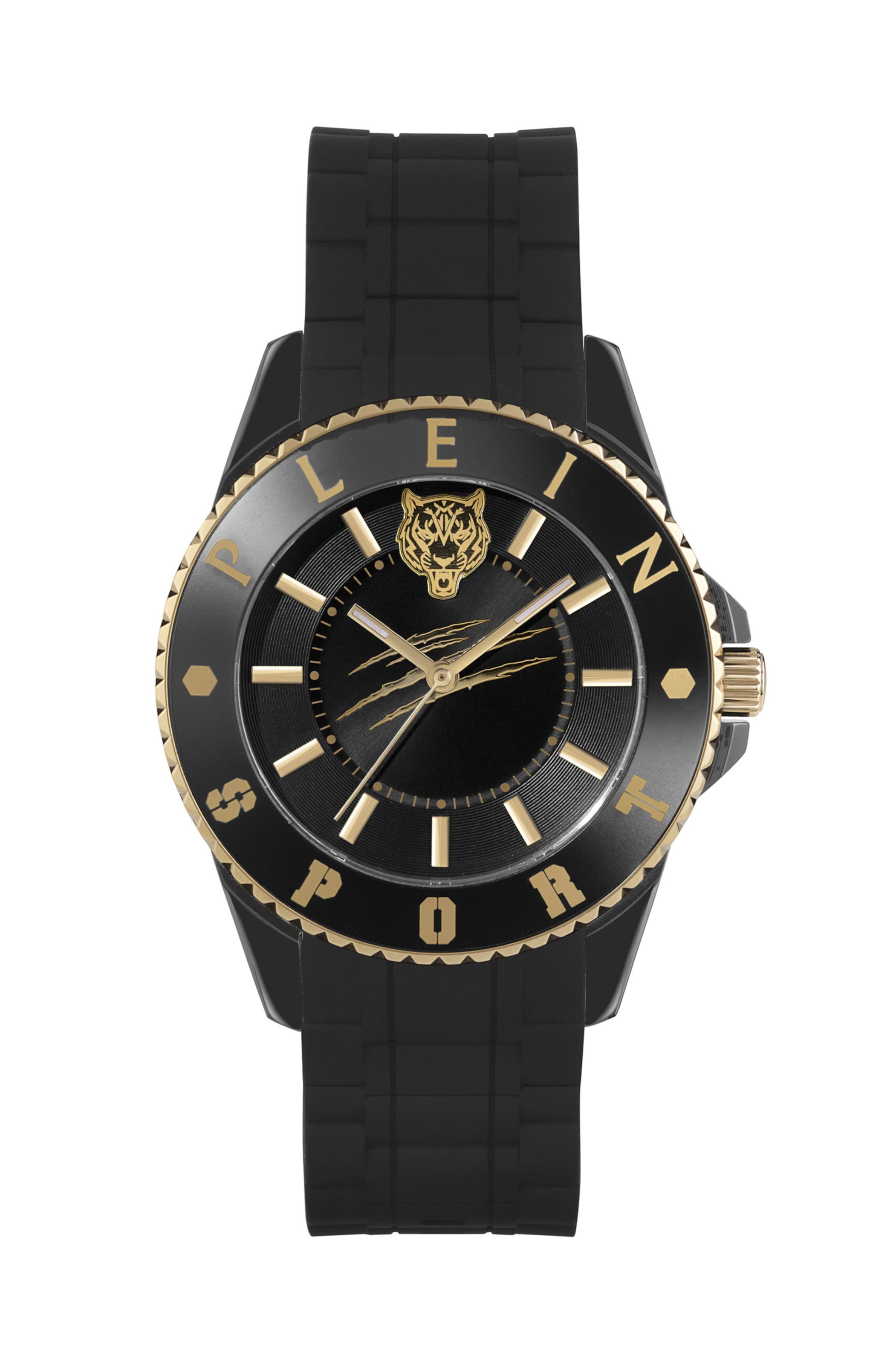 Plein Sport Uhr in Schwarz: Vorderseite
