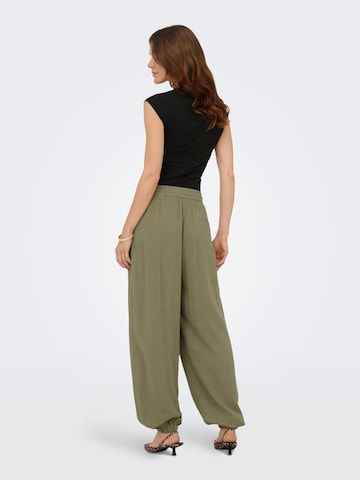 ONLY Wide leg Broek 'ONLSiesta' in Groen