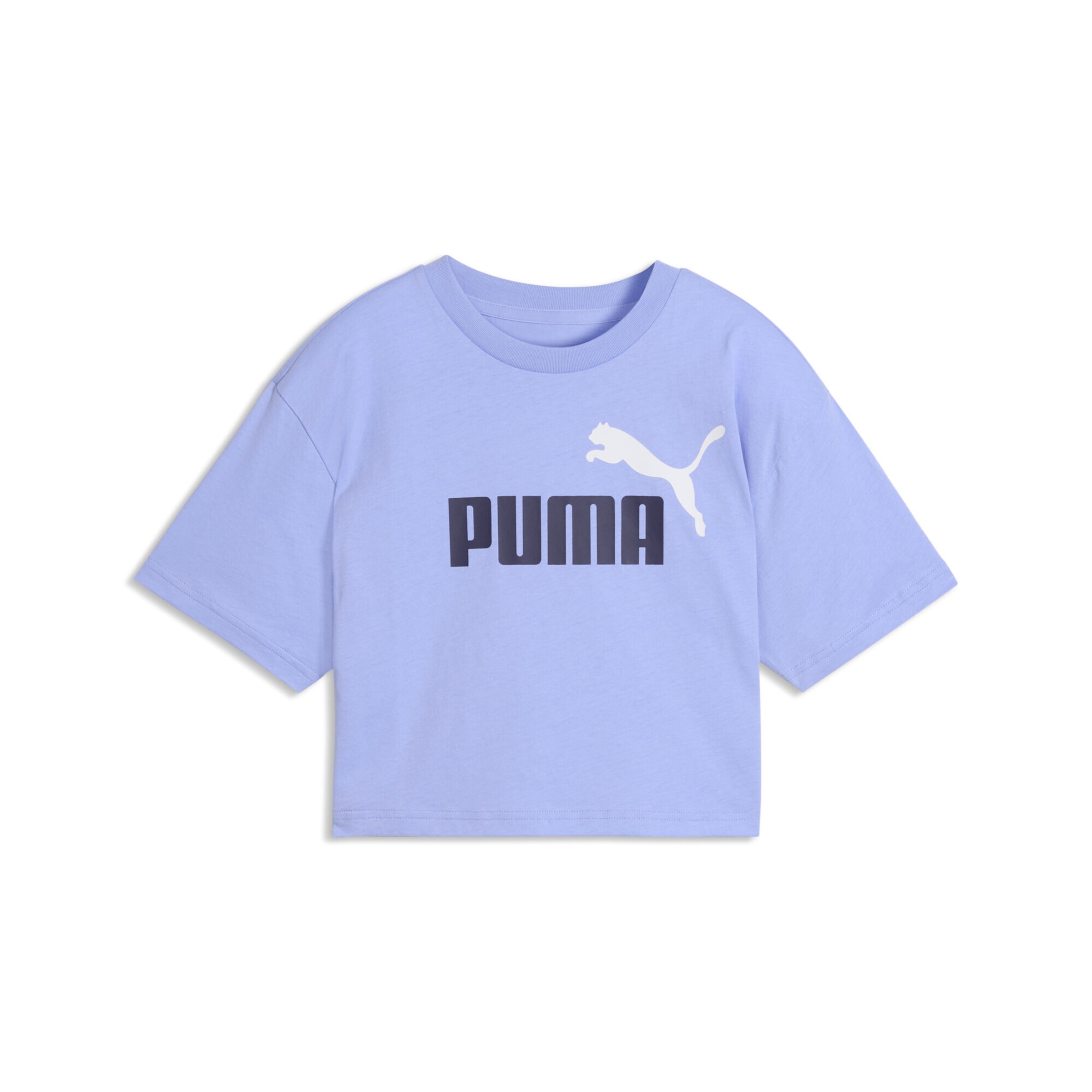 PUMA Shirt 'Essentials No. 1' in Purple: front