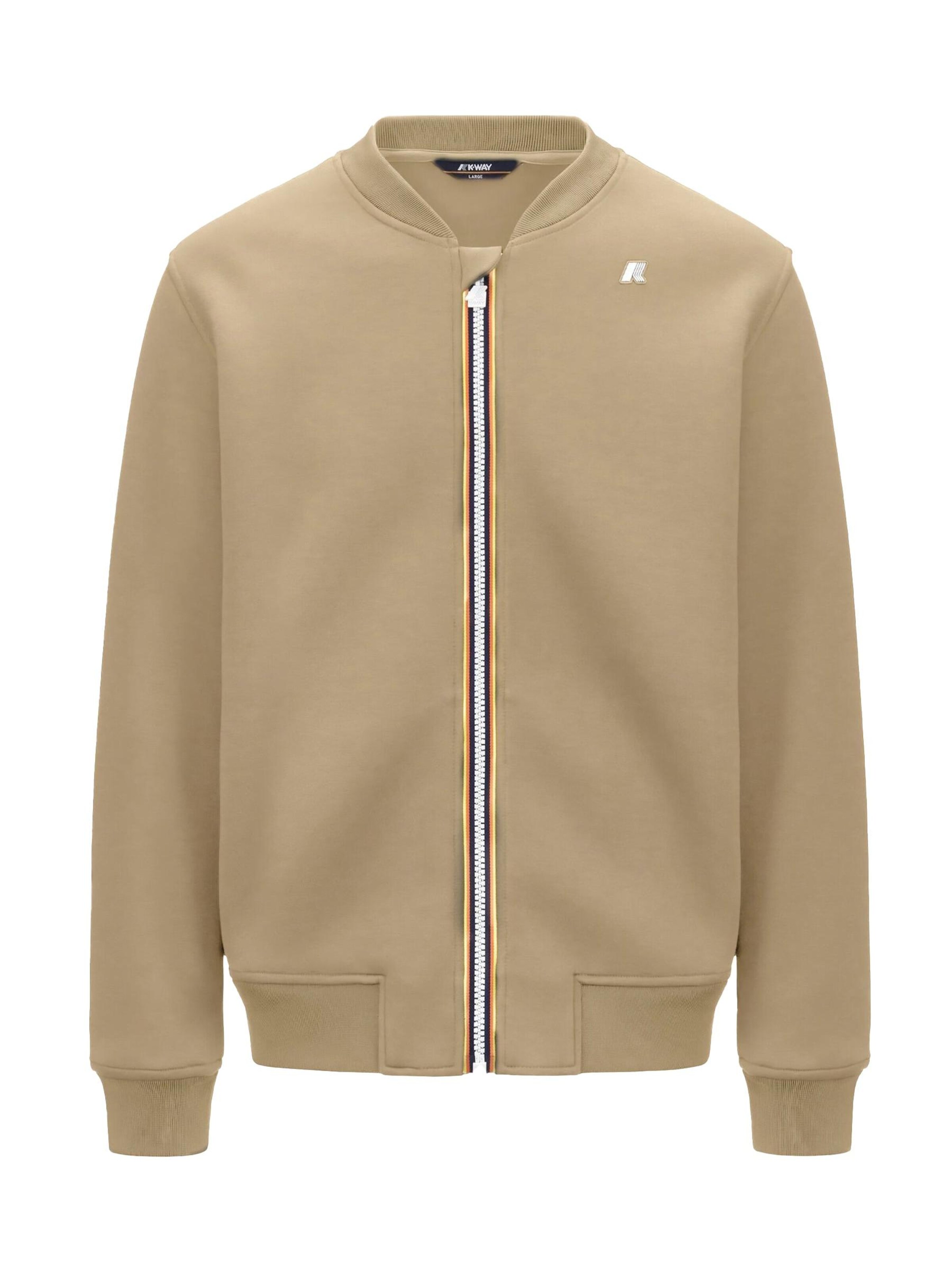 K-Way Sweatshirt 'K-WAY ABEL SPACER - K71344W' in Beige: voorkant