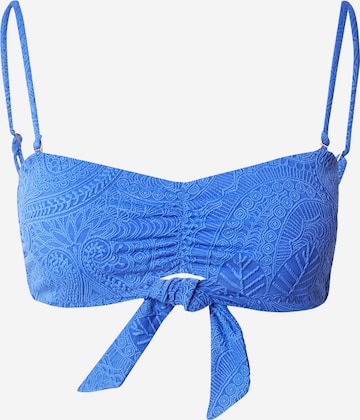mėlyna HOLLISTER Bandeau Bikinio viršutinė dalis: priekis