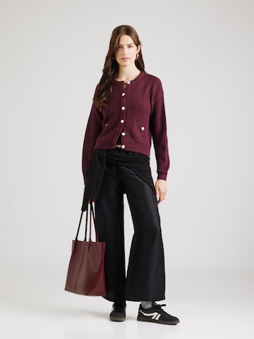 VERO MODA Kardigan 'VMHarper' – červená