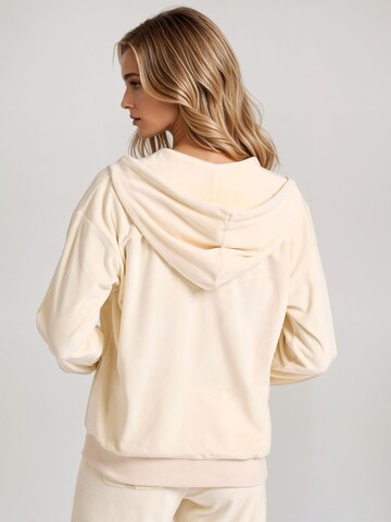 Funky Buddha - Sudadera con cremallera en beige