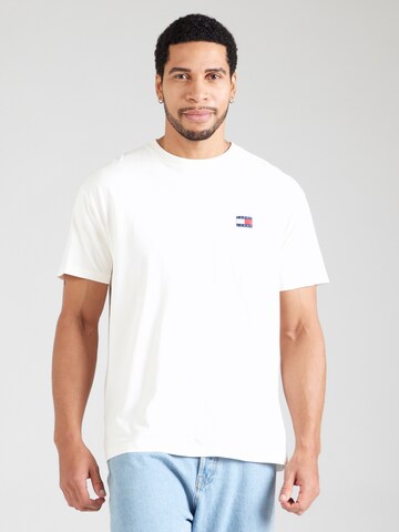 T-Shirt Tommy Jeans en blanc : devant