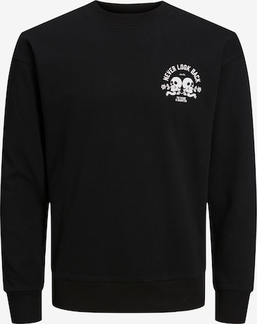 JACK & JONES Sweatshirt 'INK' in Zwart: voorkant