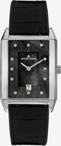 Jacques Lemans Analog Watch in Black: front