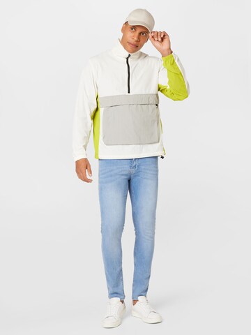 JACK WOLFSKIN - Casaco outdoor 'REBEL' em branco