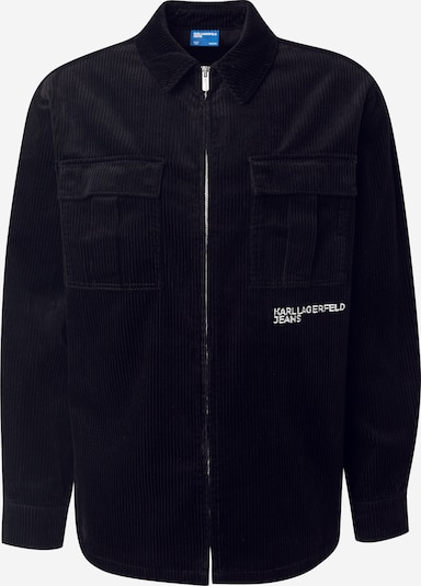Marškiniai iš KARL LAGERFELD JEANS, spalva – juoda / balta, Prekių apžvalga