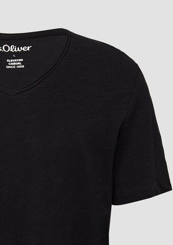 s.Oliver T-Shirt in Schwarz