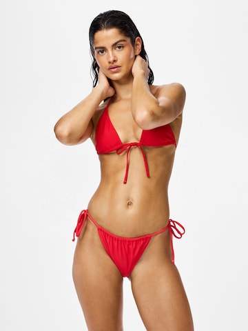 Bas de bikini 'PCBaomi' PIECES en rouge : devant