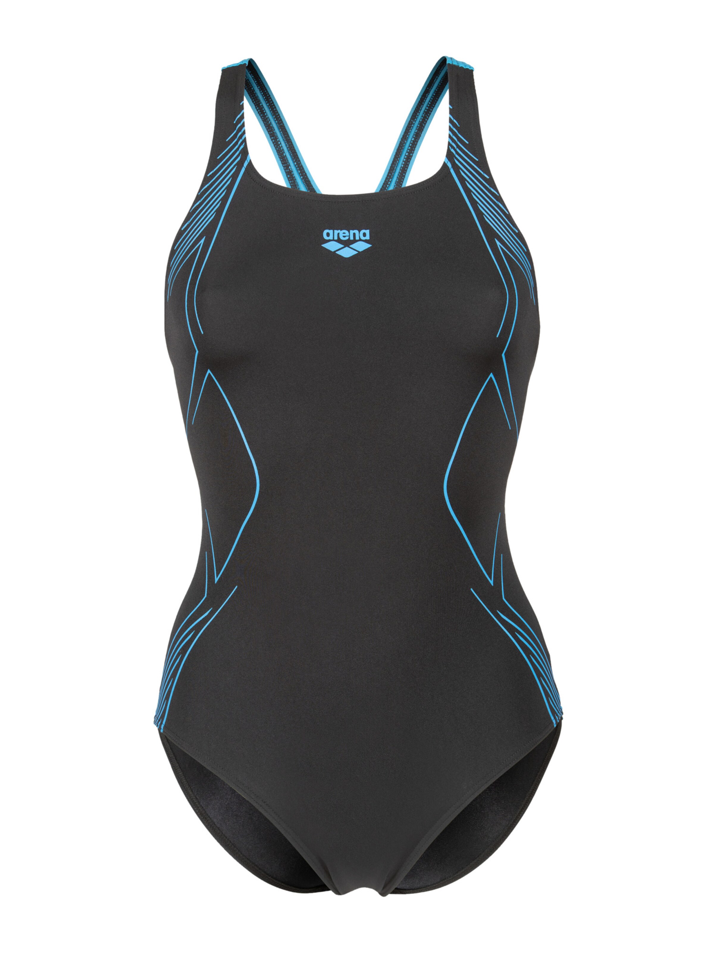 ARENA Бюстье Купальник 'Graphic Swim Pro Back' в Черный: спереди