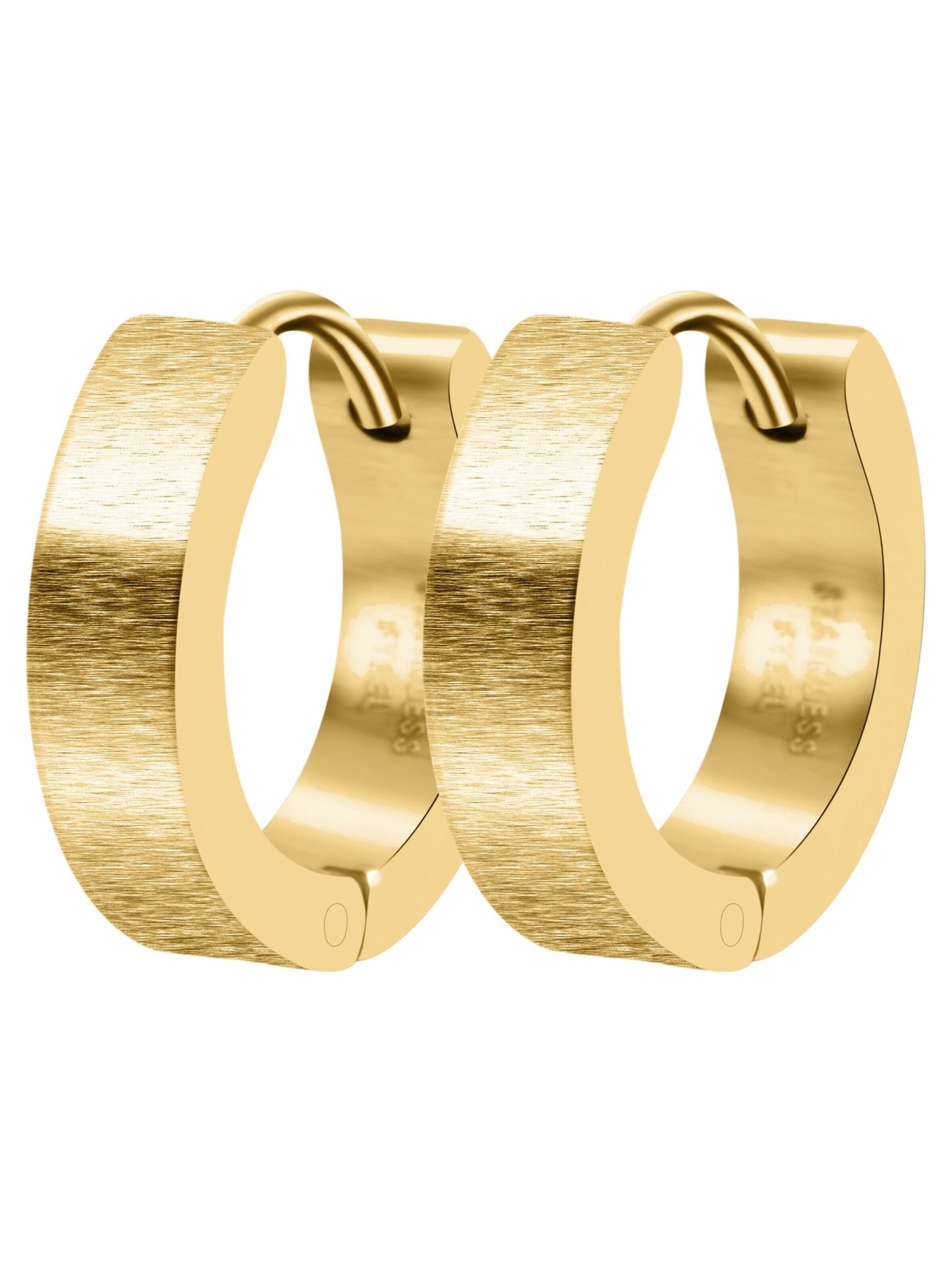 Akzent Ohrringe 'Shelly, langlebig'‌‌‌‌‌‌‌‌‌‌ in Gold: Vorderseite