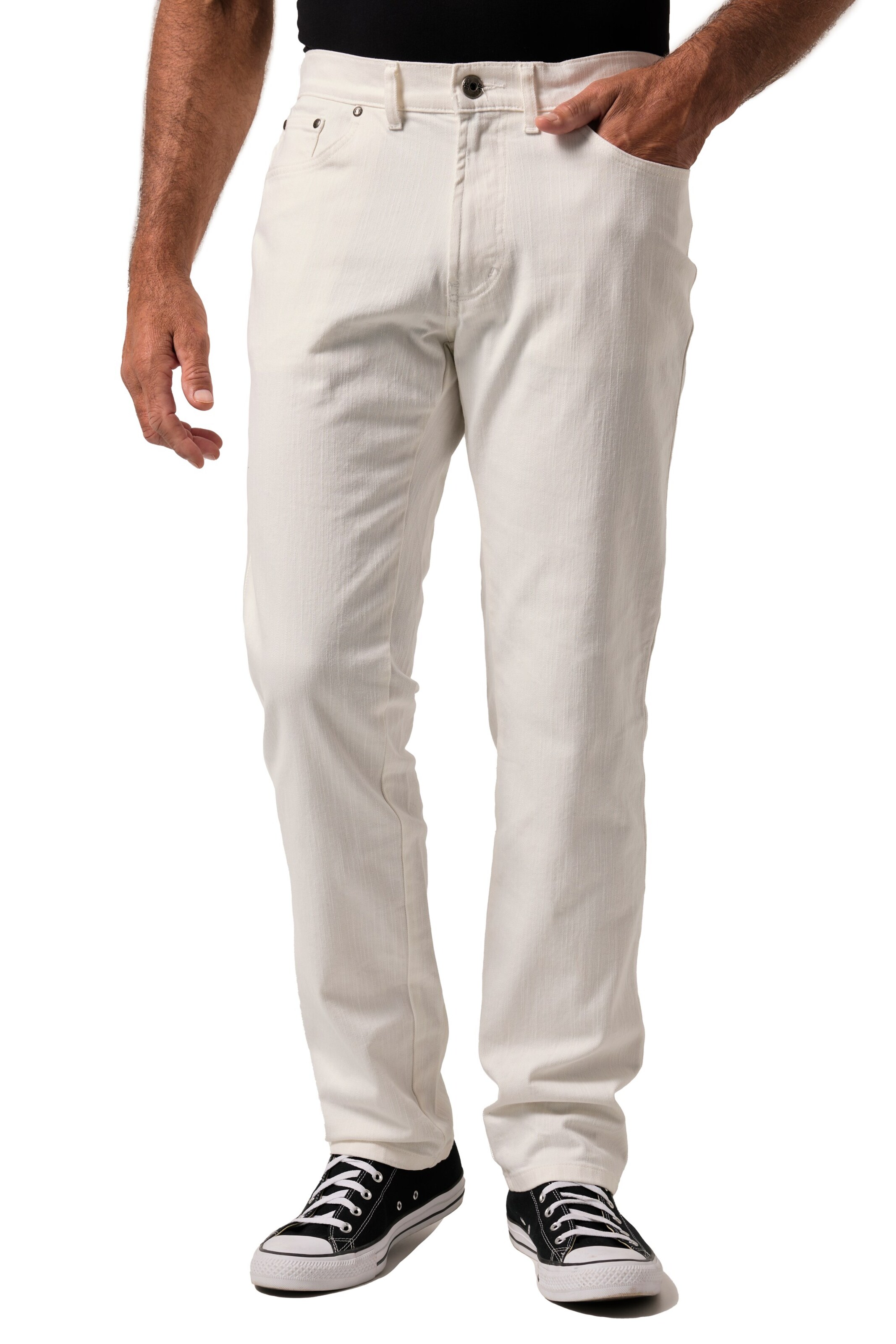 JP1880 Regular Jeans in Weiß: Vorderseite