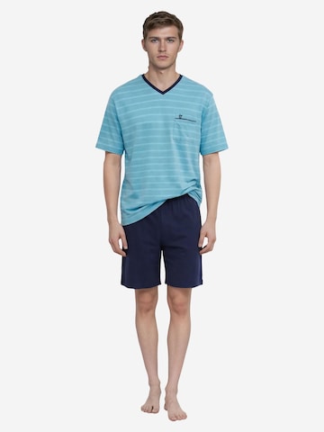 HAJO Pajama short 'Klima Light' in Blue