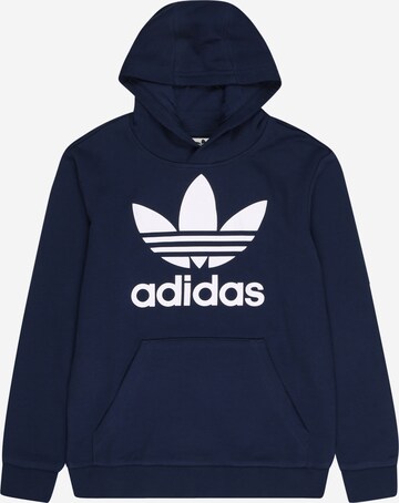 ADIDAS ORIGINALS Sweatshirt 'Trefoil' in Blau: predná strana