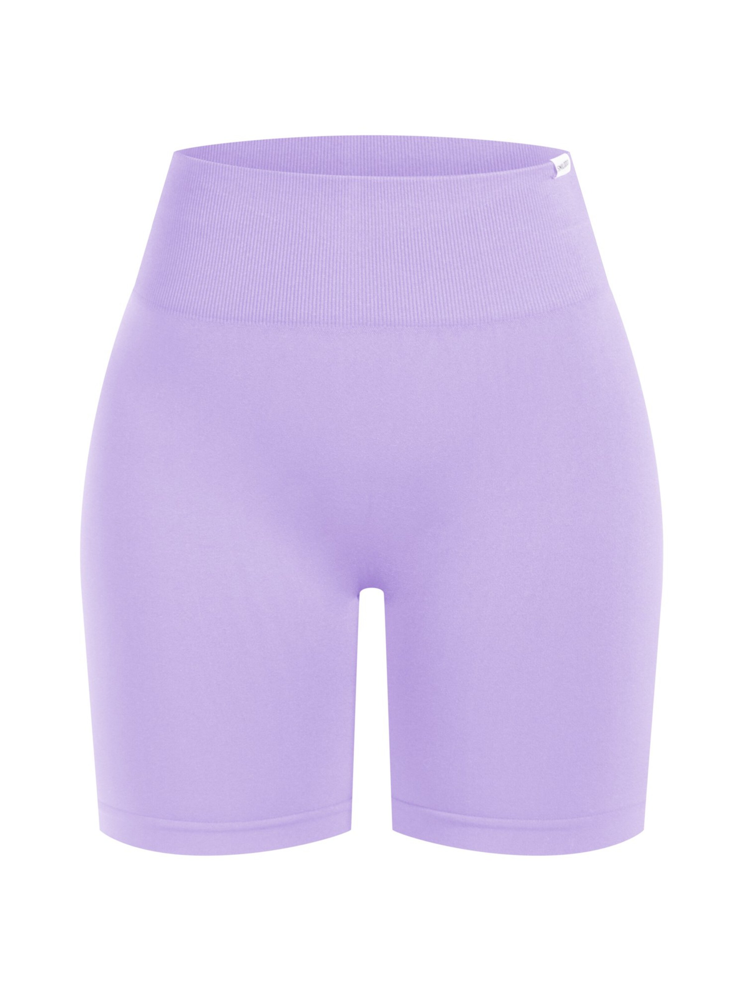 Smilodox Amaze Scrunch Seamless Shorts in Lila: Vorderseite