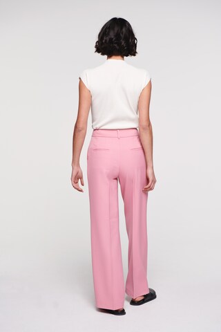 Aligne Regular Trousers with creases 'FEMI' in Pink