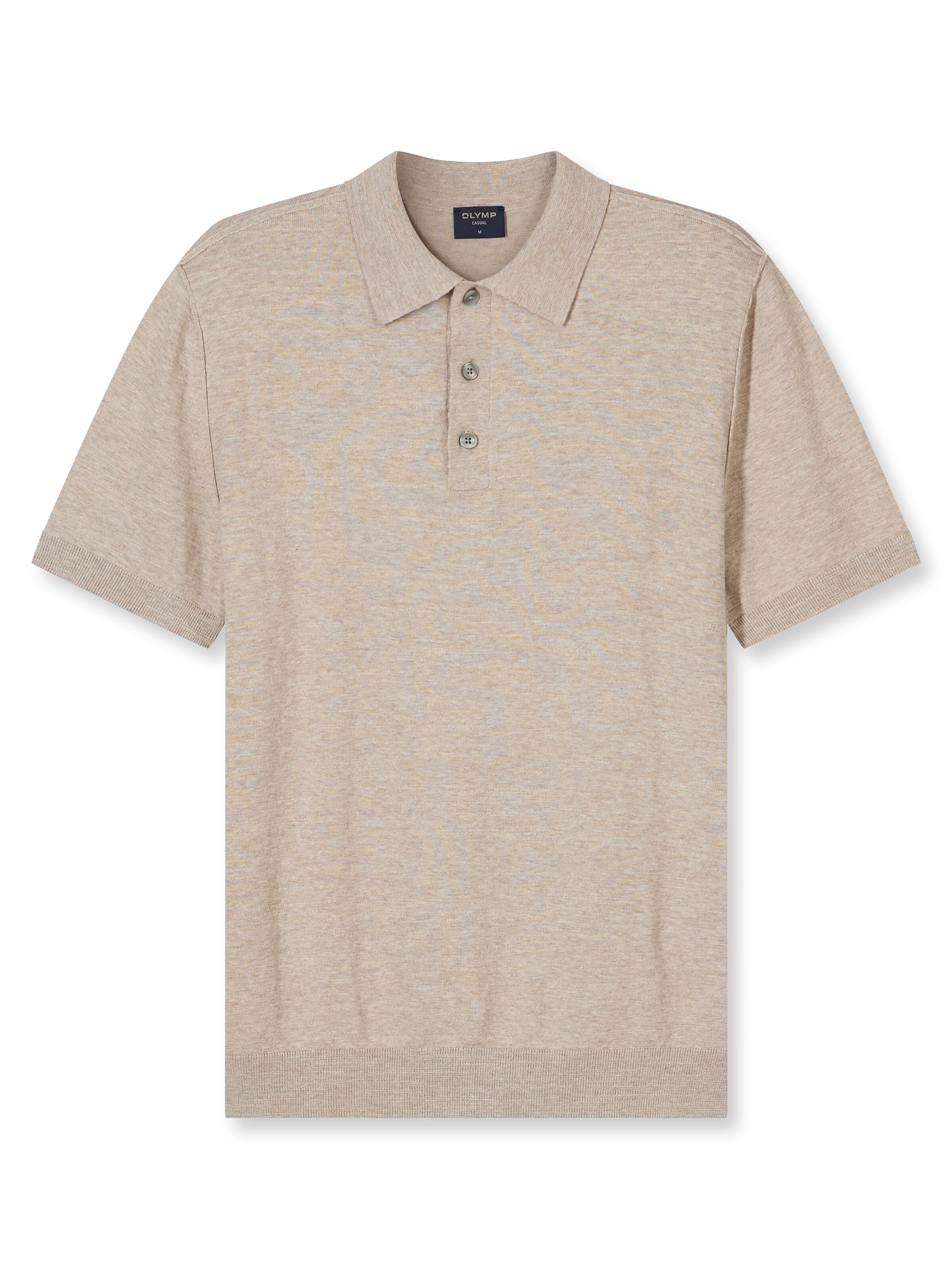 OLYMP Poloshirt in Beige: Vorderseite