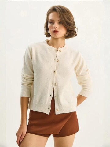 Giacchetta 'Strickjacken' di Bianco Lucci in beige