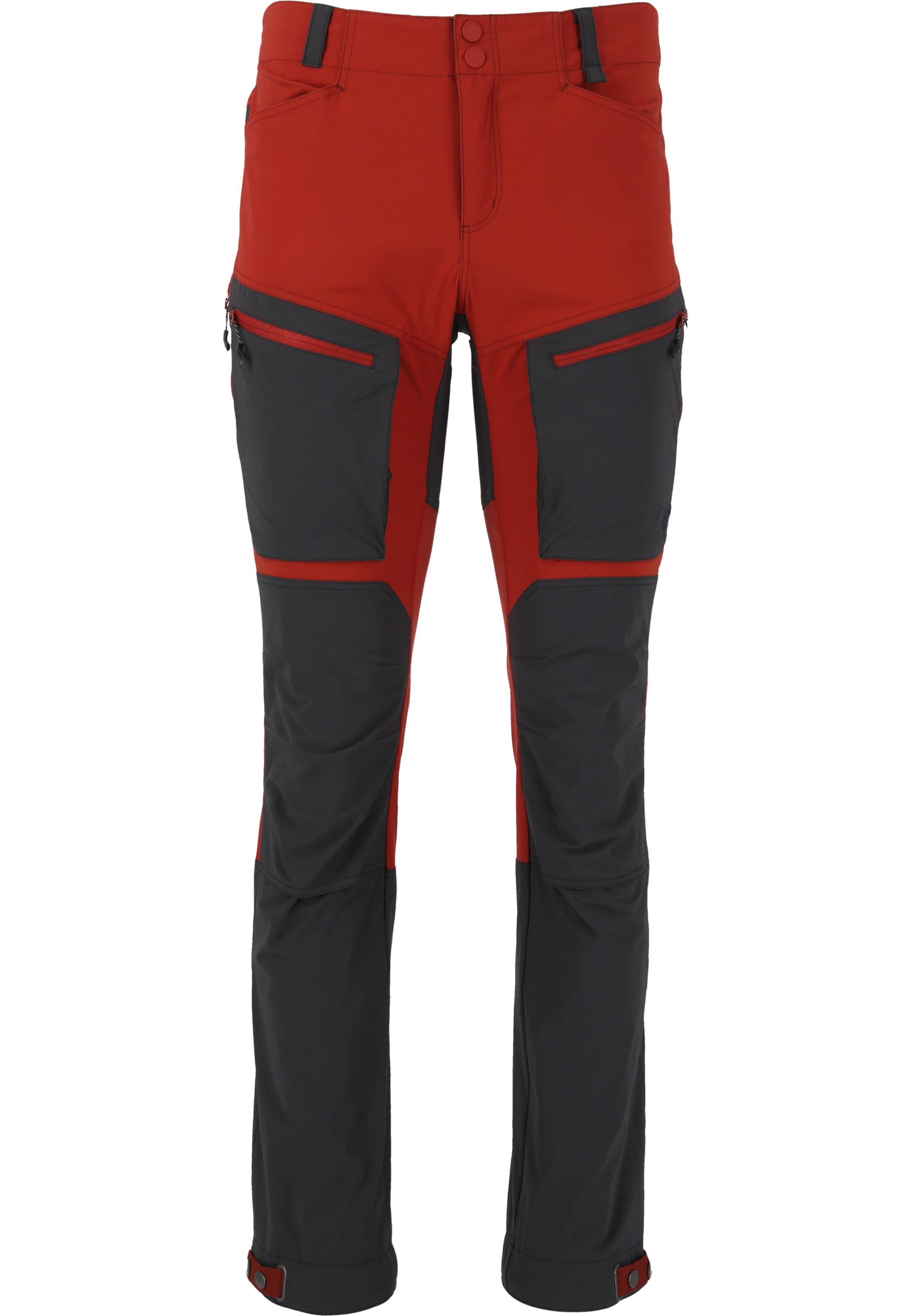 Whistler Regular Outdoor trousers 'Kodiak' in Red: front